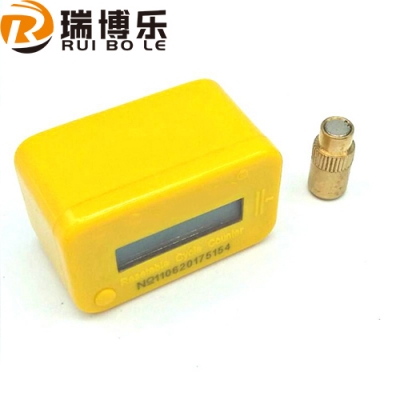 Yellow color digital injection mold shot counter